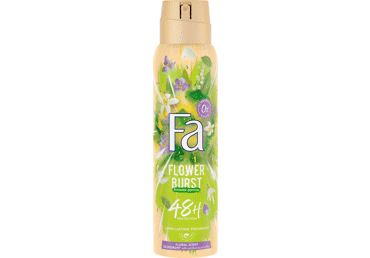 Izsmidzināms dezodorants FA Flower Burst 48h sievietēm 150ml