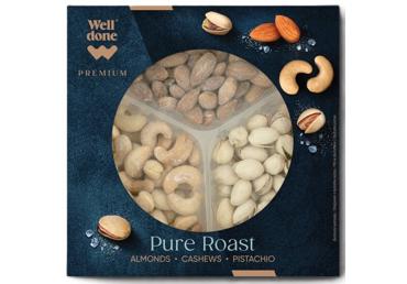 Riekstu maisījums sāļais WELL DONE PREMIUM 210g