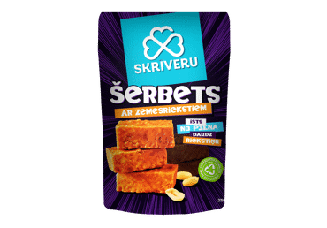 Šerbets ar zemesriekstiem SKRĪVERU 250g