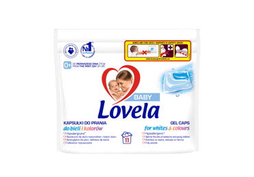 Veļas mazgāšanas kapsulas LOVELA Baby 11gab.