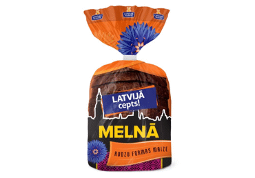 Rudzu maize Melnā Latvijā cepts! LATVIJAS MAIZNIEKS 280g