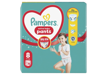 Autiņbiksītes PAMPERS S8 19+kg 32gab.