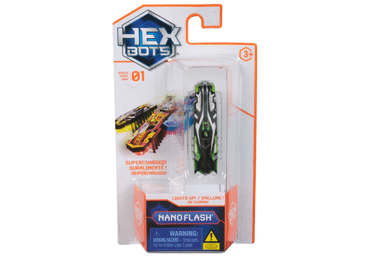 Interaktīvā rotaļlieta  HEX BOTS ar gaismiņām