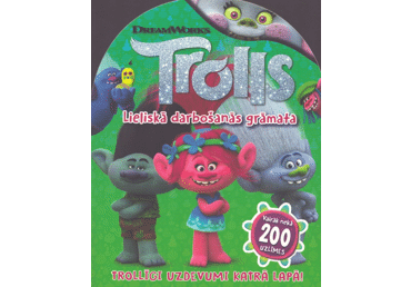 Grāmata Troļļi. Lieliskā darbošanās grāmata