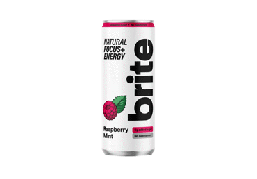 Enerģijas dzēriens BRITE aveņu-piparmētru 0,33L D