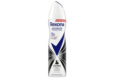 Izsmidzināms dezodorants REXONA Invisible sievietēm 150ml