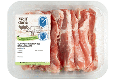 Cūkgaļas krūtiņa šķēlēs AF WELL DONE 400g