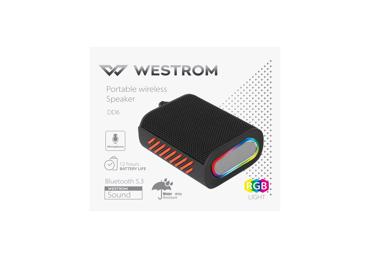 Ūdensizturīgs IPX5 skaļrunis WESTROM DD6