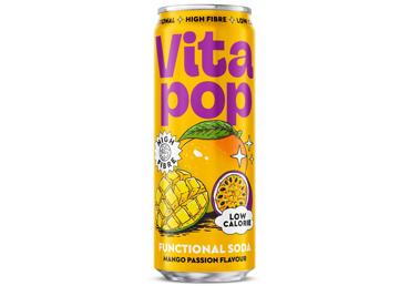 Gāzēts dzēriens VITA POP Mango Passion 0,33L D