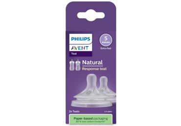 Zīdaiņu pudeļu uzgali PHILIPS AVENT 6m+ 2gab