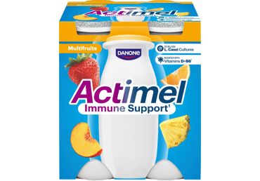 Jogurta dzēriens ACTIMEL multiaugļu 4x100g