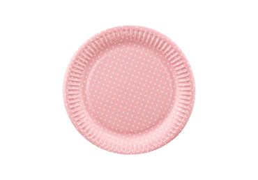 Vienr.šķīvji rozā ILAJA 8gab.18cm