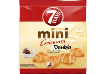 Kruasāni 7DAYS MINI kakao un vaniļa 185g