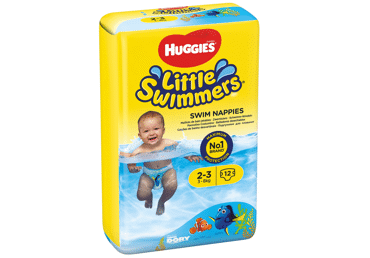 Autiņbiksītes HUGGIES Swim peldēšanai 3-8kg, 12gab