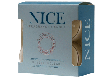 Aromātiskas tējas sveces NICE Divine delig.8gab.