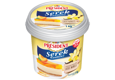 Biezpiens cepšanai PRESIDENT vaniļas 1kg