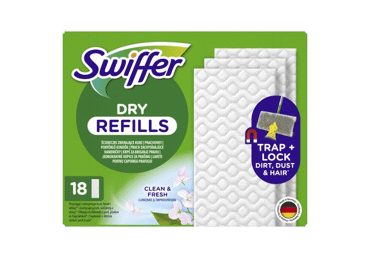 Sausās grīdas lupatas SWIFFER 18gab. - 1