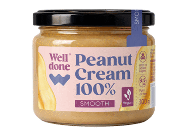 Zemesriekstu krēms WELL DONE Creamy 300g