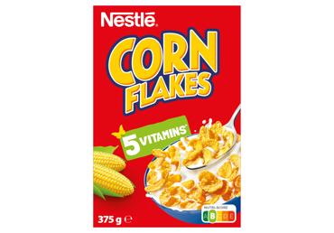 Sausās brokastis NESTLE Corn Flakes bez gutēna 375g