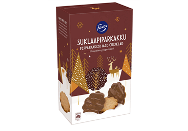 Piparkūkas ar šokolādes glazūru Fazer 175g