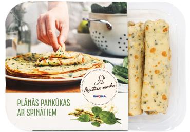 Plānās pankūkas ar spinātiem MEISTARA MARKA 420g