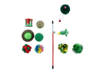 Kaķu rotaļlietu komplekts HAPPY TAILS - 2