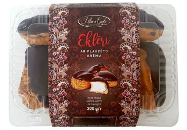 Eklēri ar plaucēto krēmu PELLIJA 200g - 2