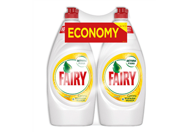 Trauku mazgājamais līdzeklis FAIRY Lemon 2x900ml