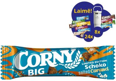 Musli batoniņš CORNY Big ar šokolādi un sāļo karameli 40g - 1