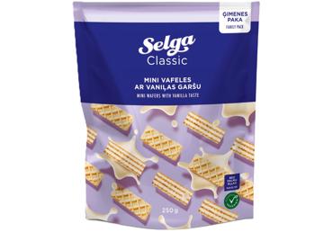Mini vafeles SELGA ar vaniļas garšu 250g