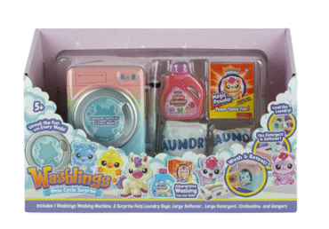 Rotaļu mini veļas mašīna ar piederumiem - 1