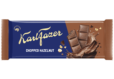 Piena šokolāde KARL FAZER lazdu riekstu 95g