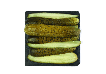 Gurķīši  šķēlītēs mazsālīti 500g - 2