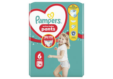 Autiņbiksītes PAMPERS S6 16+ kg 19gab.