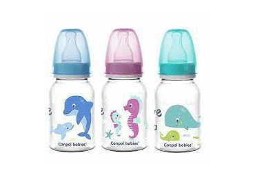 Šaura kakla pudelīte CANPOL 120ml