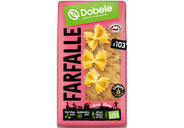 Makaroni DOBELE Farfalle 500g