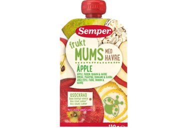 Biezenis SEMPER ābolu auzu 6+ 110g