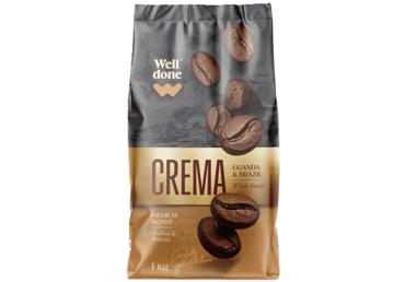 Kafijas pupiņas WELL DONE Crema 1kg
