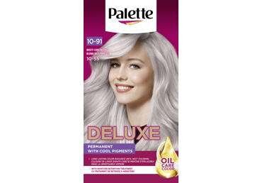 Palette Deluxe matu krāsa 10-91 (10-55) vēsi pelēcīgi blonds