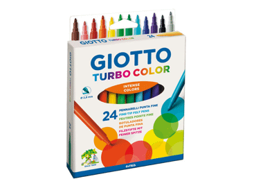 Flomāsteri GIOTTO Turbocolor 24gab.