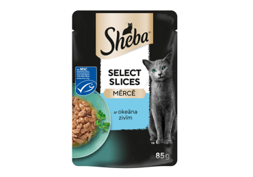 Konservēta kaķu barība SHEBA ar tunci 85g  - 1