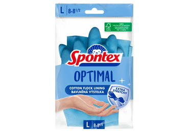 Cimdi SPONTEX OPTIMAL L izmērs