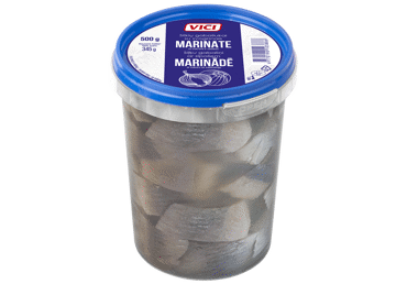 Siļķu filejas gabaliņi ar sīpolu marinādi VIČI 500g - 1