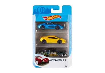Rotaļu automašīnu kompl.HOT WHEELS 3gab. - 2