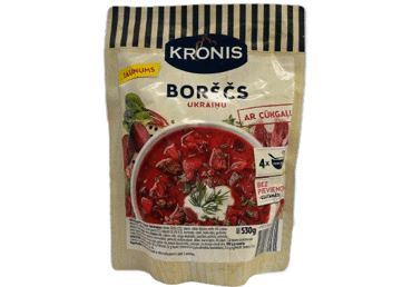 Ukraiņu borščs ar cūkgaļu KRONIS 530g
