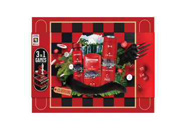 Komplekts OLD SPICE ķermeņa kopšanas kaste ar spēli