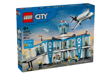 Konstruktors LEGO Lidosta ar lidmašīnu 60502