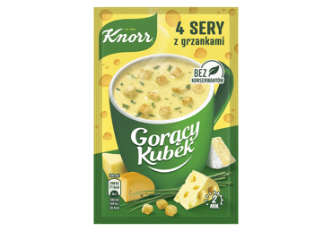 Siera zupa KNORR ar četru sieru garšu 17g