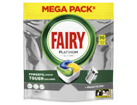 Trauku mazgājamās kapsulas FAIRY Platinum Lemon 96gab.