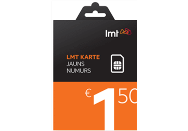 LMT KARTE starta komplekts EUR 1,50